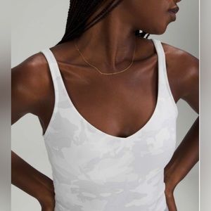 Lululemon White Camo Align Tank